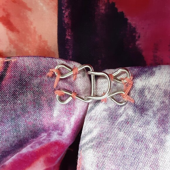 Cato Womans Jacket Size 18-20 (2X) 3/4 Sleeve Lined Hook Art to Wear Easy Care - Picture 6 of 9